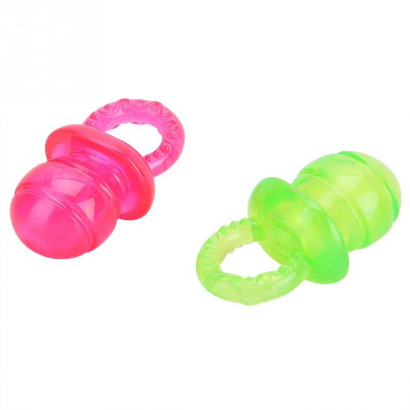 2Pcs Pet Puppy Molar Clean Teeth Toy Pacifier Chew Playing Training Toys for Dog Cat