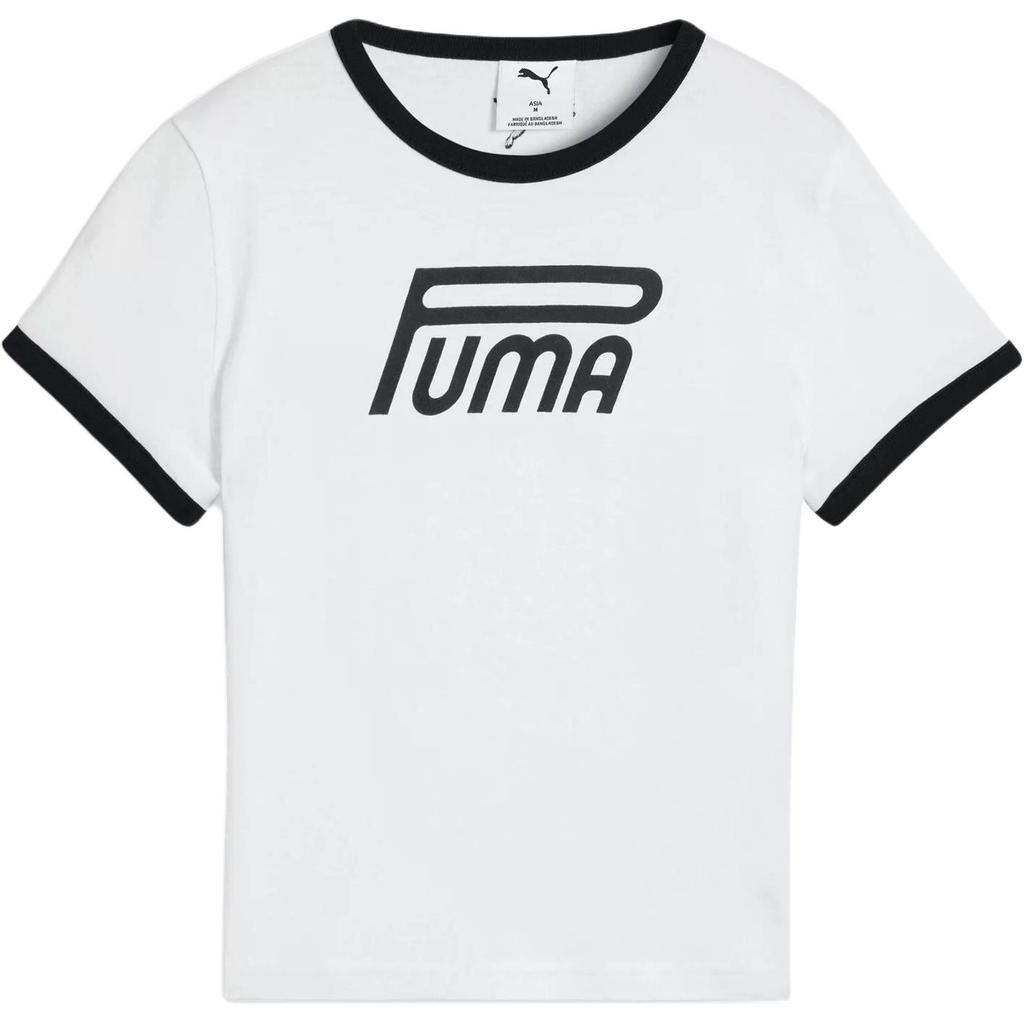 Puma Rose Future Archive Graphic Slim Tee Women Tops 634053-02