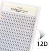 Lashprofessor 3D/4D/5D/6D Sharp Premade Volume 320Fans 8D/10D/12D Individual Lash Extension Pointy Thin Stem Russian Volume Lash