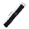 PENTA ANGEL Sequin Headband for Women 2Pcs 80s 90s Vintage Elastic Stretch Sparkle Glitter Fashion Hair Band Accessories for Halloween Party Costume