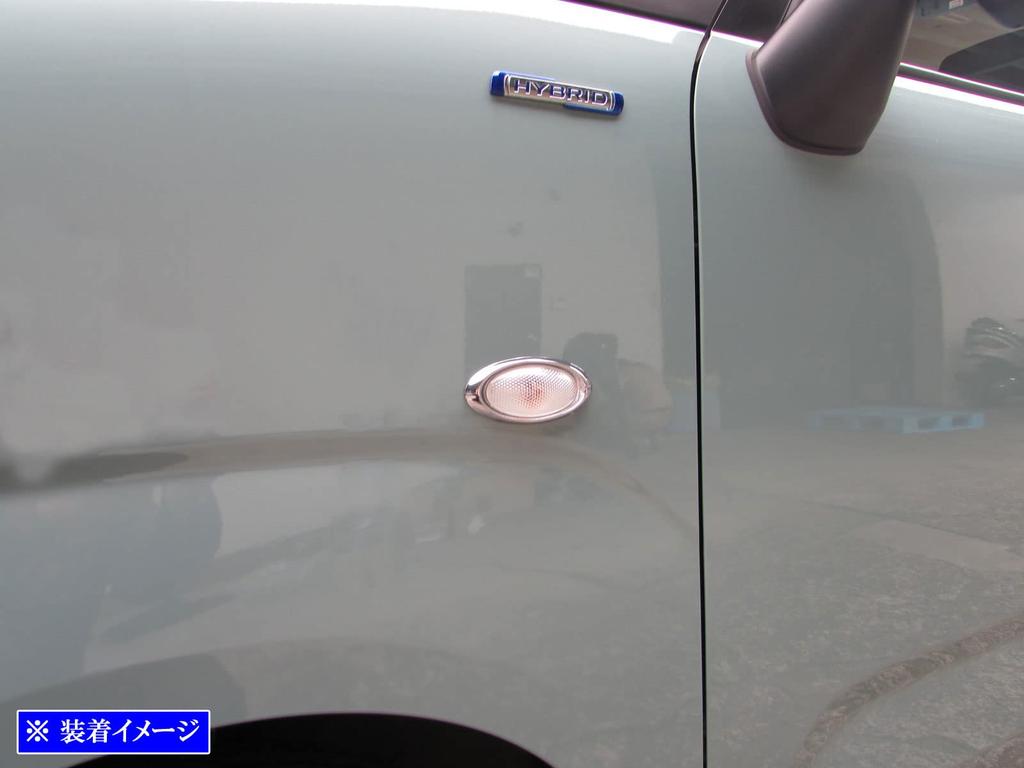 BRIGHTZ Wagon R Smile MX81S MX91S Chrome Side Marker Rings Type B MX 81S MX 91S 81 91 [SID-RIN-050]