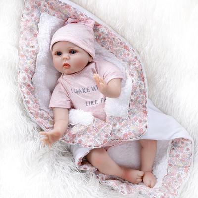 NPK 55cm Realistic Soft Rubber Baby Doll - Cute and Lifelike