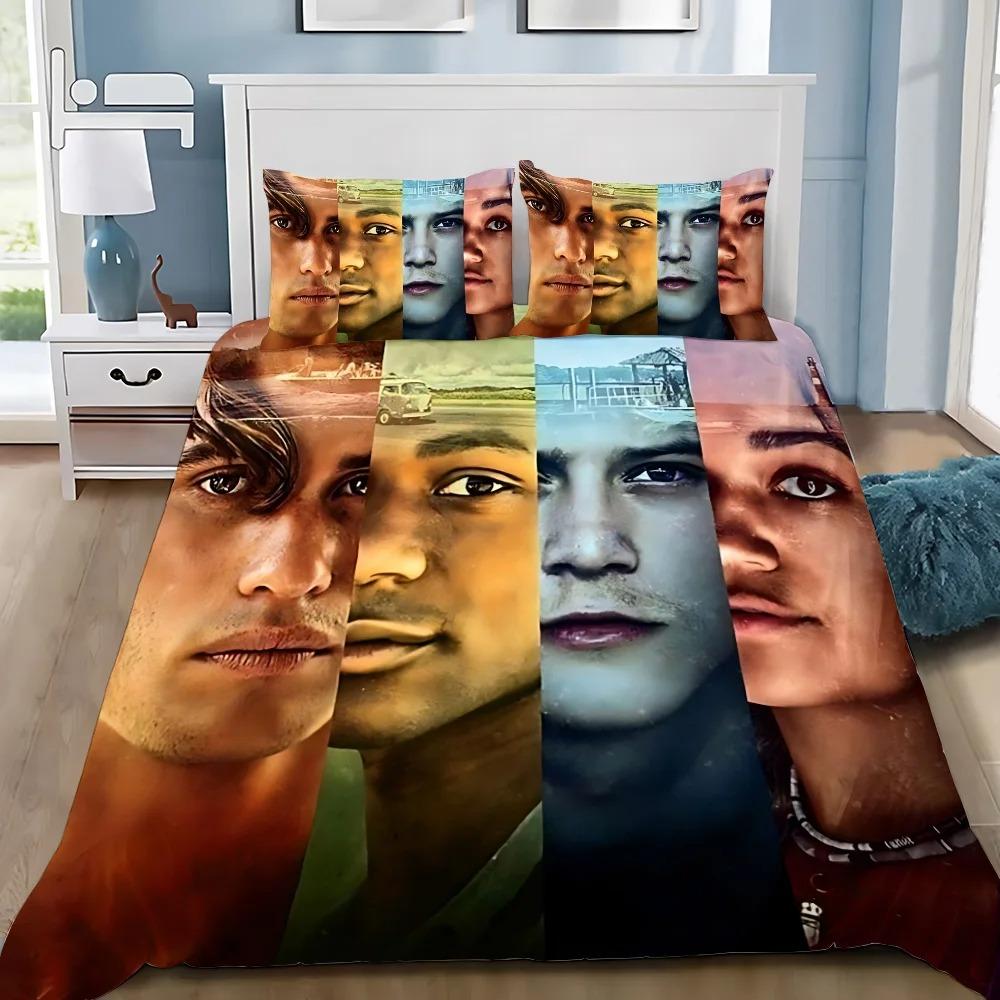 Duvet Cover Pillowcase Bedding Set TV Outer Banks Adult Boy Girl Bedroom Decoration Children Gift Single Double Large Size
