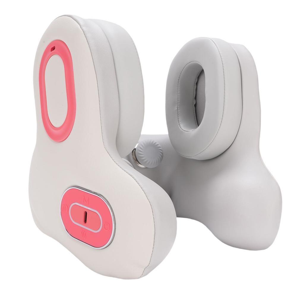 Travel Neck Pillow with Bluetooth Headset Noise Canceling Heating U Shaped Travel Music Pillow for Airplane Car