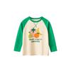Korean Style Children's Clothing Spring New Arrivals Girls' Pure Cotton Fruit Print Long-Sleeve T-Shirt Baby Clothes Ins