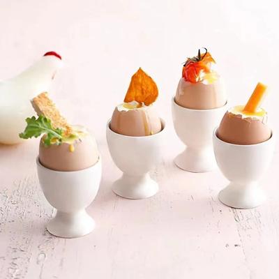 Porta huevos Porta huevos blancos Porta huevos duros y blandos Porta huevos para desayuno Huevos para banquetes Suministros Accesorios de cocina