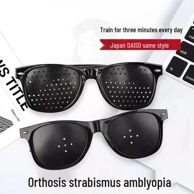 Pinhole Glasses for Myopia, Astigmatism, and Strabismus Correction