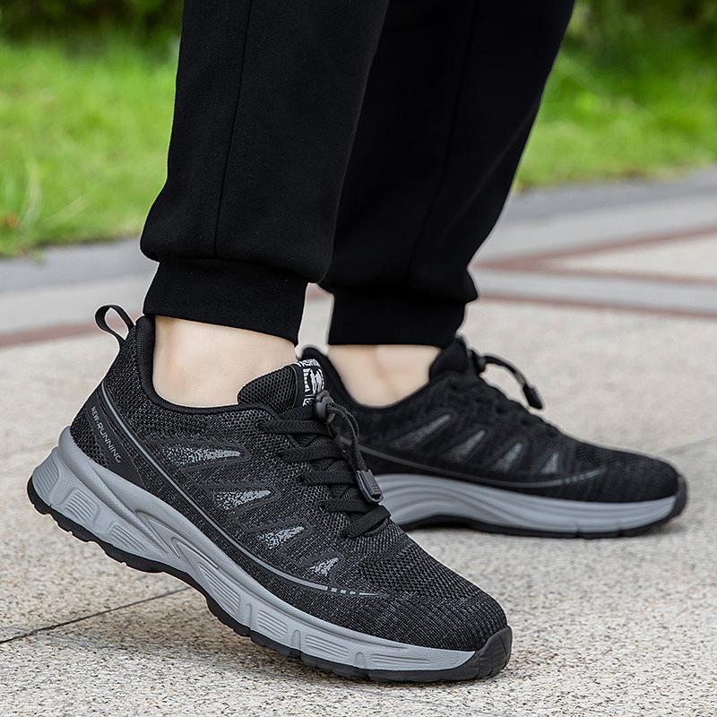 Elderly shoes men's and women's mother shoes middle-aged and elderly comfortable and breathable 2025 new lightweight sports walking shoes