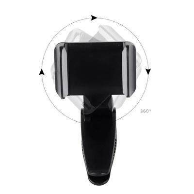 Uniwersalny samochodowy uchwyt na telefon z osłoną przeciwsłoneczną, obrotowy o 360 stopni, do nawigacji samochodowej, uchwyt na telefon komórkowy, akcesorium