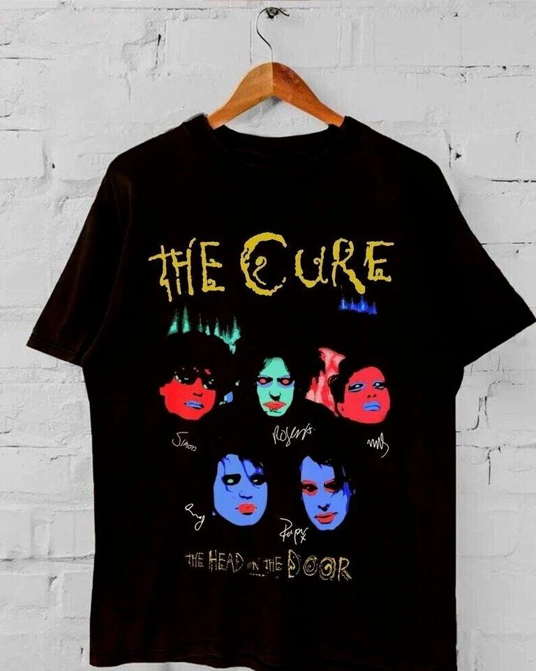 Vtg The Cure Signature Members Cotton T Shirt For Men Black Shirt C181 XXL