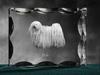 Puli, Hungarian Water Dog – Crystal with a picture of a dog, glass statuette with a picture | Art-Dog