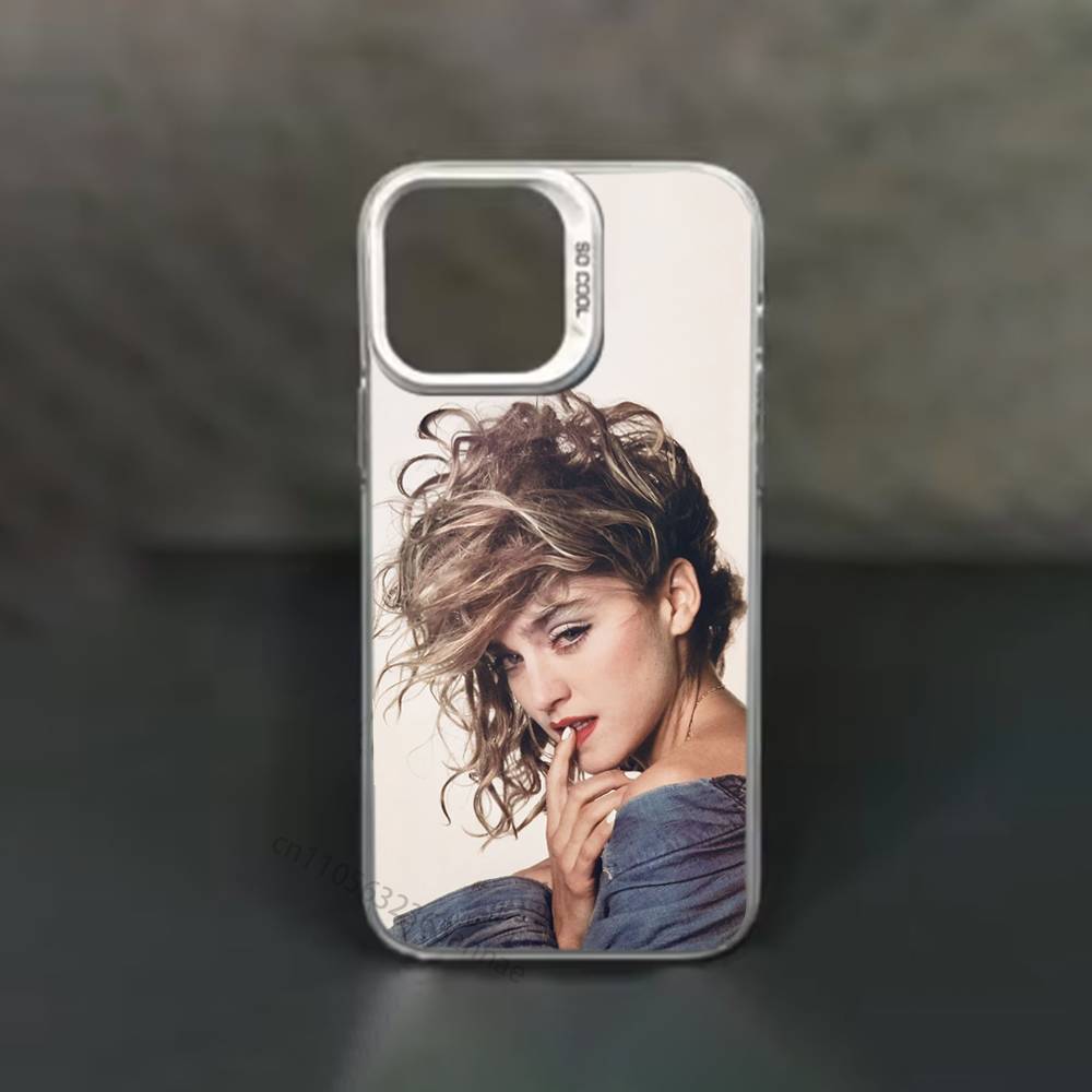 M-Madonna-S 80s Phone Case for iPhone 15 16 Pro Max  Air SE 11 13 Pro 14 Plus 12 11Pro 15Pro Max 16e Cover