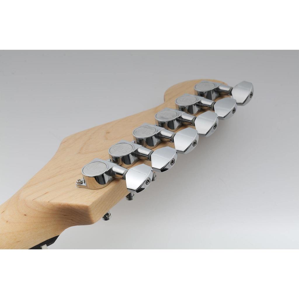 Wilkinson WJN07 Guitar Tuners for Fender Electric Chrome E-Z-LOK 6-Piece Strat/Telecaster Guitars,