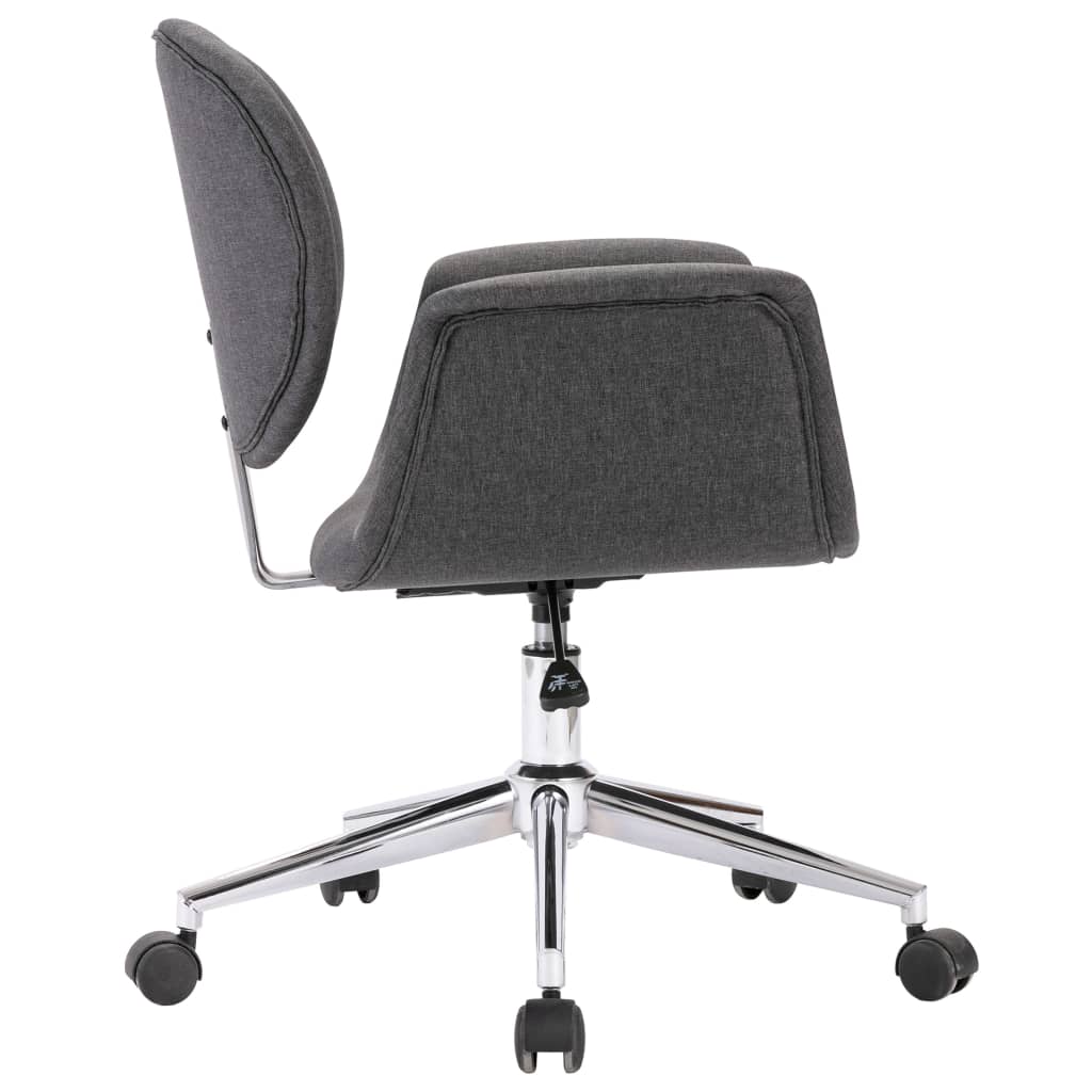 Dining Room Chair Swivel Grey Fabric