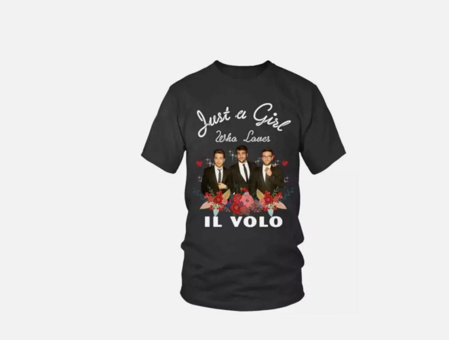 GIRL WHO LOVES IL VOLO 100% Cotton T-shirt Mens Tees Top 4XL
