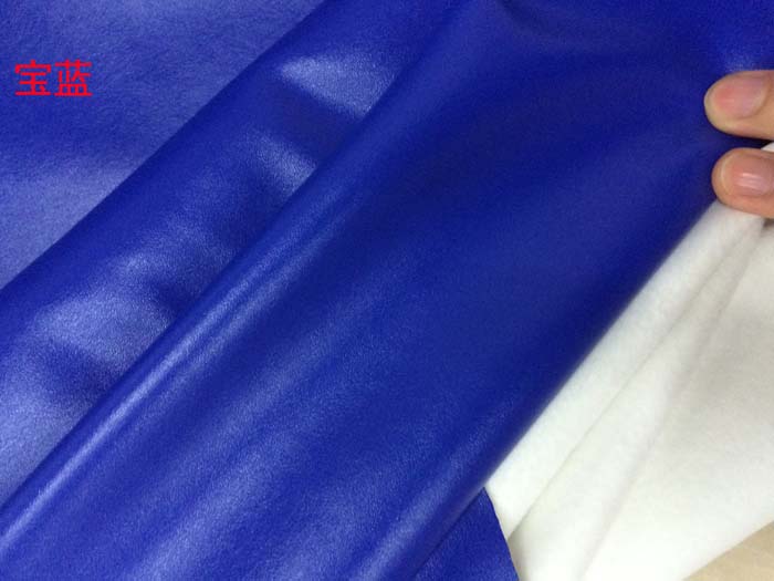 Soft Stretch PU Leather Fabric Sheepskin Pattern Upholstery By The Meter for Clothes Sofa Toy Bag Sewing Cloth Pearl Light Black