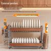 Handun 2-Tier Stainless Steel Dish Drying Rack