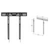 Phoenix Technologies - Phoenix Fixed Wall Mount for TV - Monitor Up To 55 Inches Vesa Up To 400x400 Up To 50kg Black