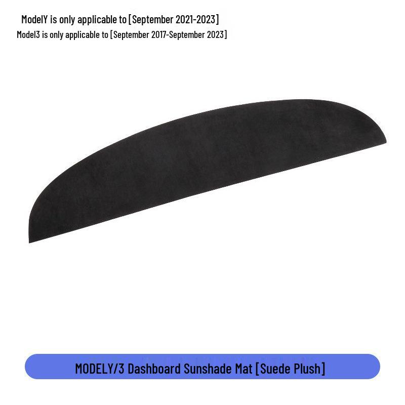 Anti-Glare Sunshade Dashboard Mat for Tesla Model Y/3/YL Front Console