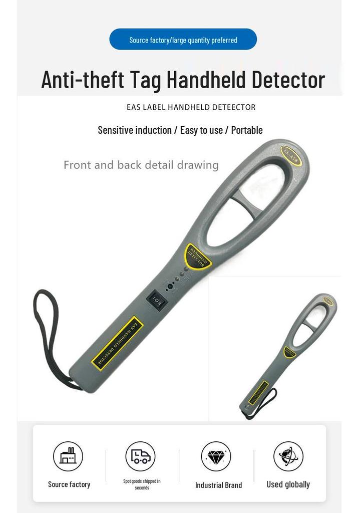 Handheld RF Tag Frequency Detector for EAS Tags