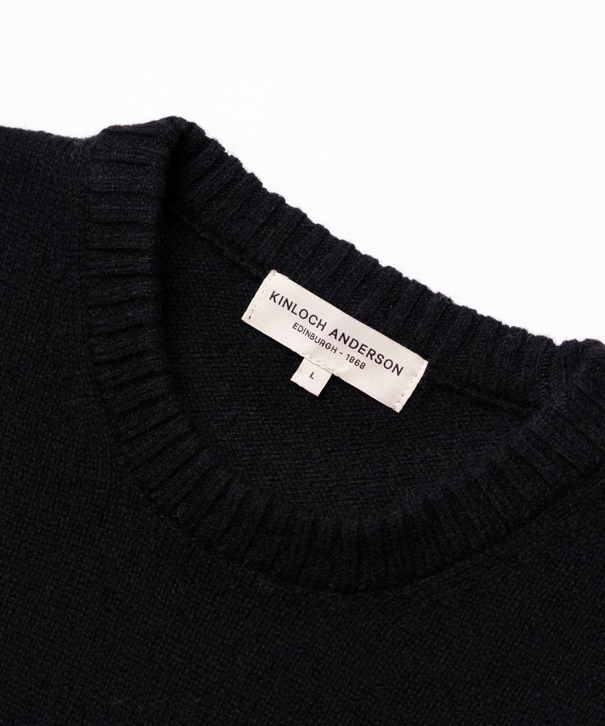 Edeunbeoleokeulleob Shetland Wool Fish Knit [Black]
