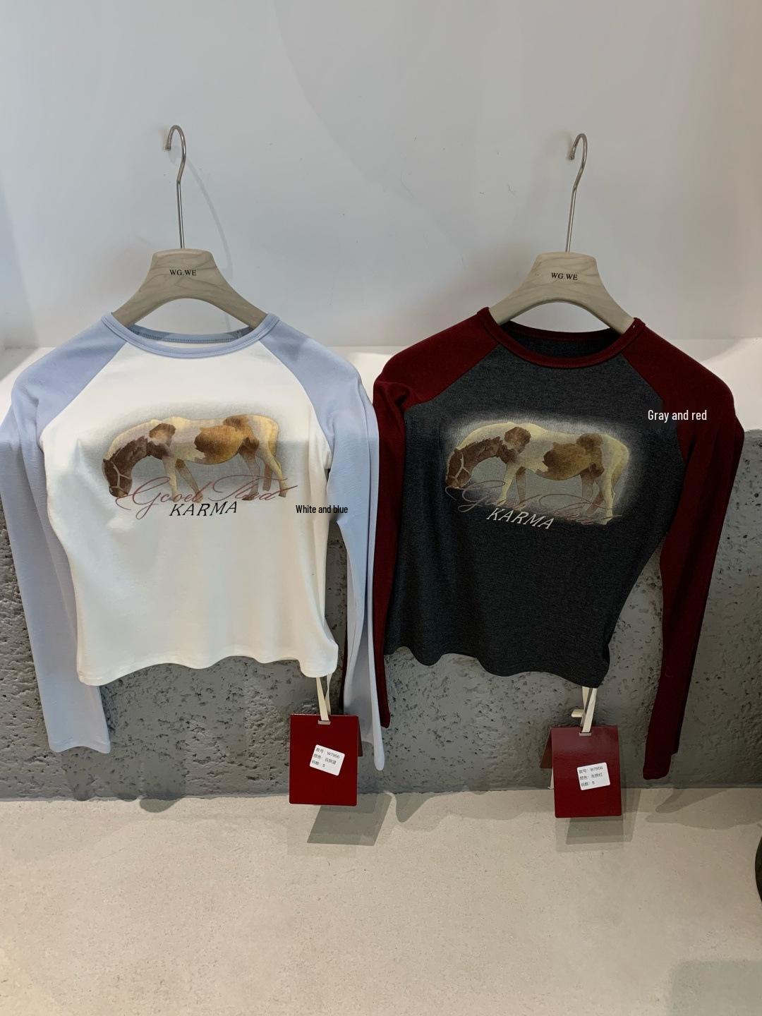 Autumn 2025 Petite Floral Long Sleeve Women s Top M