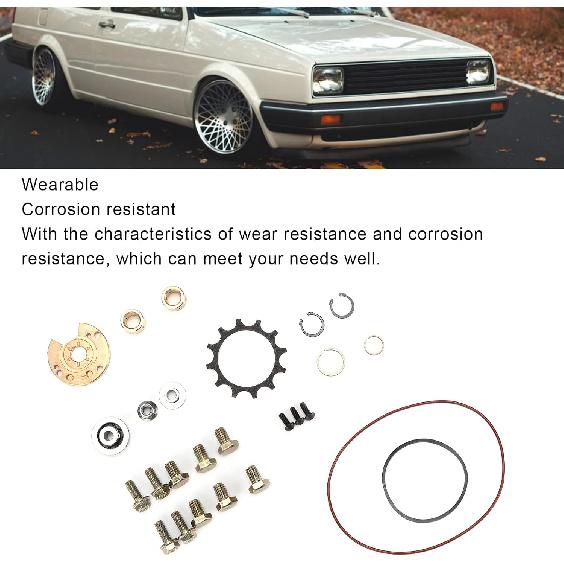 Turbocharger Core Rebuild Kit,Turbo Repair Kit Turbocharger Turbo Repair Kit Car Accessory Replacement For 300D 300 3L Garrett T3 T4 Turbo