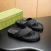 Mens Thick Sole Flip Flops With Embroidery Casual Outdoor Sandals Beach Walk