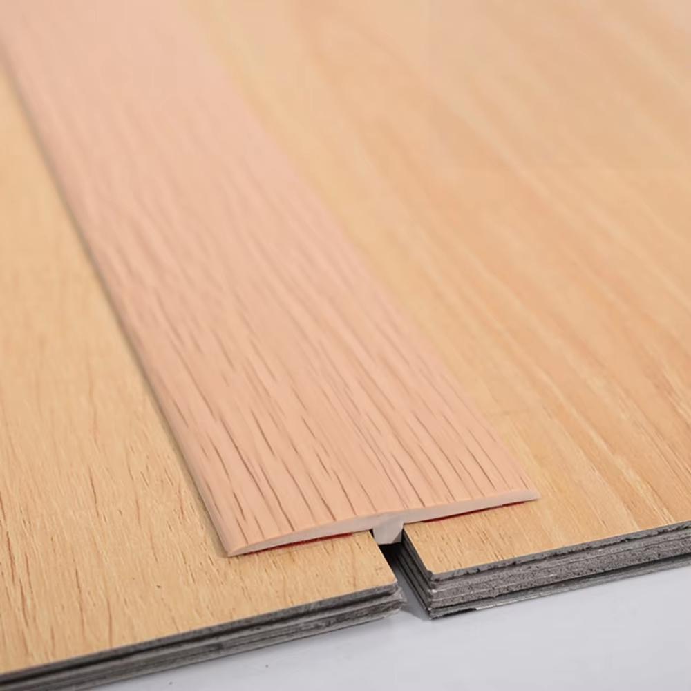 1PC 1m/39.37inch T-Shaped PVC Flooring Transition Strip - Easy Installation,Durable Threshold Seal for Hardwood & Laminate Floo