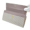 [Inden-ya] Chevron Long Wallet with Purse FT 7606 CHEVRON