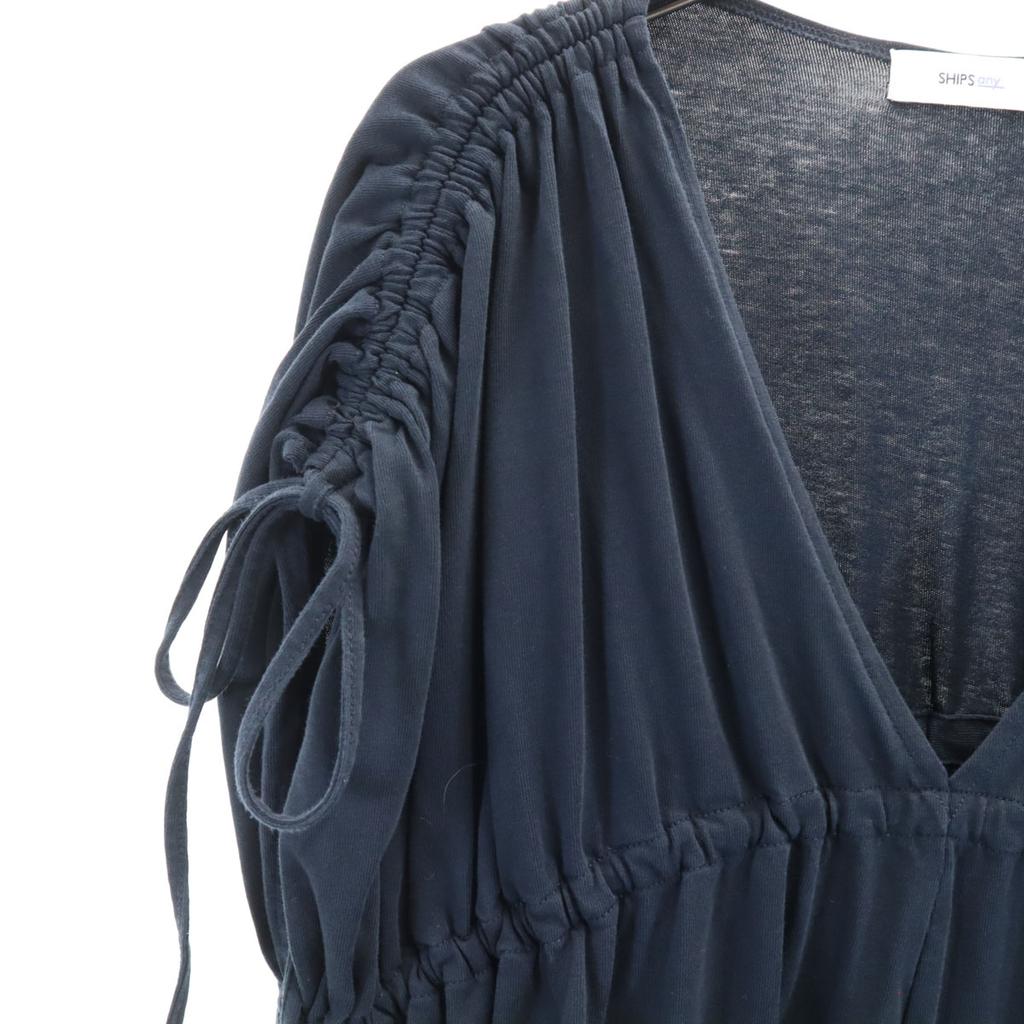 SHIPS any French sleeve V-neck, Shoulder Gathered, Drawstring, Tiered one piece Women Used