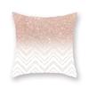 45X45CM Pink Shiny Polka Dot Alphabet Geometric Simple Pillow Cover Bed Sofa Car Office Seat Cushion  Home Decoration