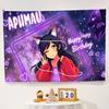 Aphmau Cute Cats Banner Background Super Scene Decoration Banner Backdrop Baby Shower