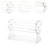 Hair Claw Clip Organizer Headband Rack for Women Jewelry Degree Rotating Acrylic Display