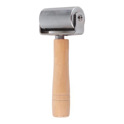 Ferramenta de Rolo de Couro DIY para Trabalho Manual Suavizador 35mm Ferramenta de Rolo de Couro Artesanato em Couro Vincador de Bordas(Médio)