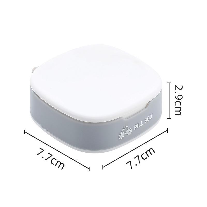 Compact 7-Day Pill Organizer: Portable, Moisture-Proof, Sealed Mini Dispenser for Morning, Noon, and Evening Medications