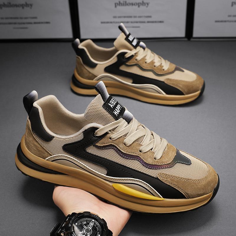 Labor Insurance Autumn Mesh Breathable Work Shoes Casual Platform Forrest Gump Sports Shoes