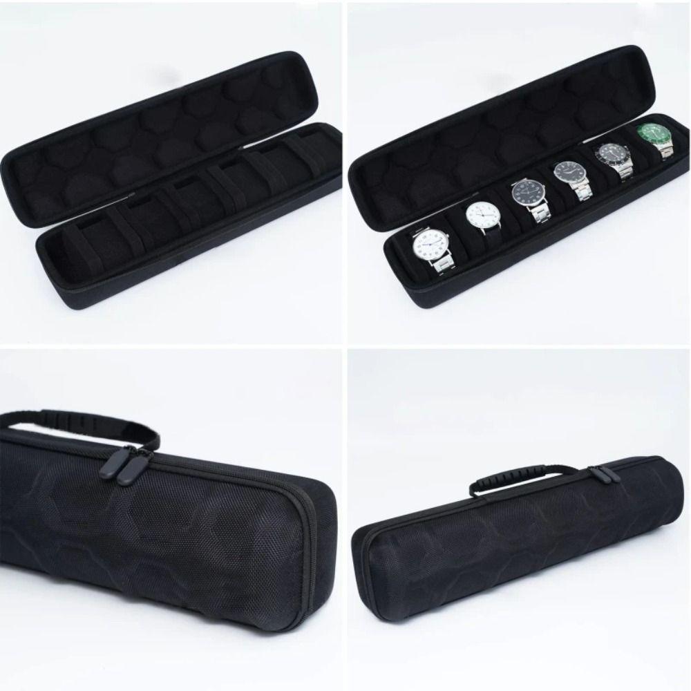 Shockproof Waterproof Wristwatch Case Watch Display Holder Watch Storage Box Zipper Eva Watch Box
