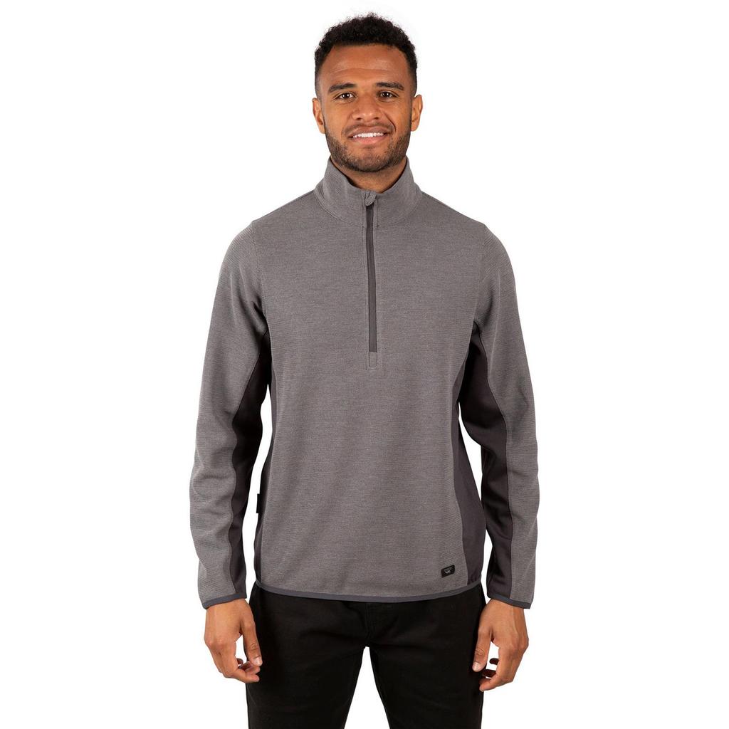 TRESPASS Mens Wotterham Mock Neck Long-Sleeved Top