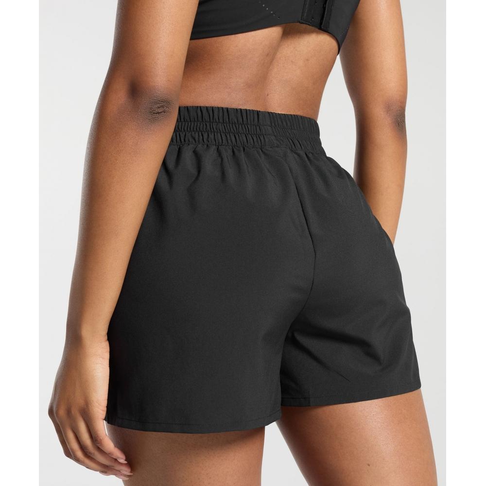 Gymshark Pintuck Shorts Black B8a6m Bb2j