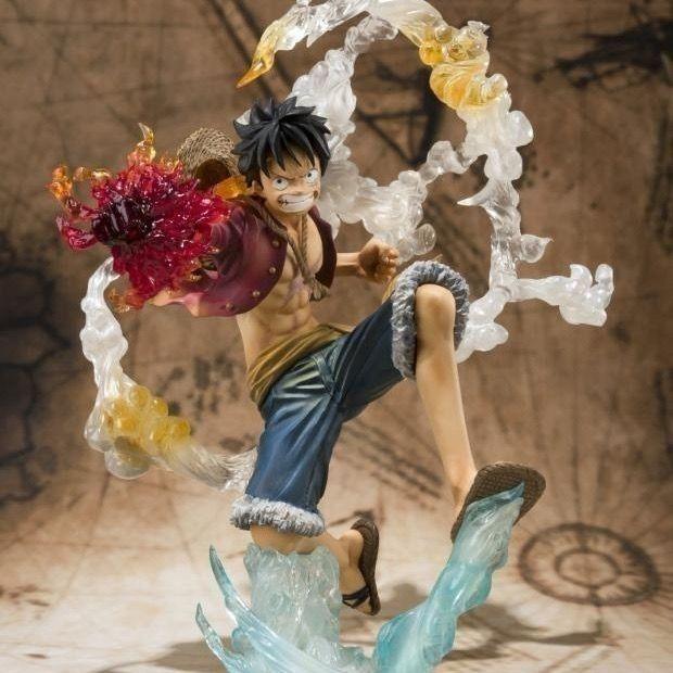 One Piece Full Set Figure Intense Battle Anime Fire Fist Model Flying Hand Ornament Peripheral Birthday Gift Battle Toy