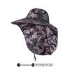 Men's Summer UV Protection Fishing Hat with Large Brim and Full Face Shield