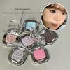 HERORANGE Shimmering Glitter Eyeshadow Palette - Cool-Touch Single for Easy Application and Highlight Contouring