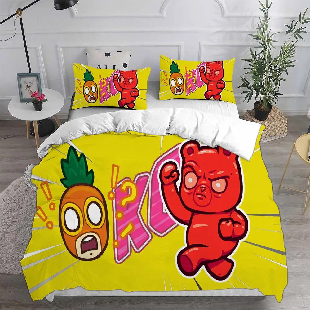 Game Burrito Bison Bedding Sets Quilt Bed Cover Comforter Duvet Cover Pillow Case 2-3 Pieces Sets Kids Adult Bedroom Decoration