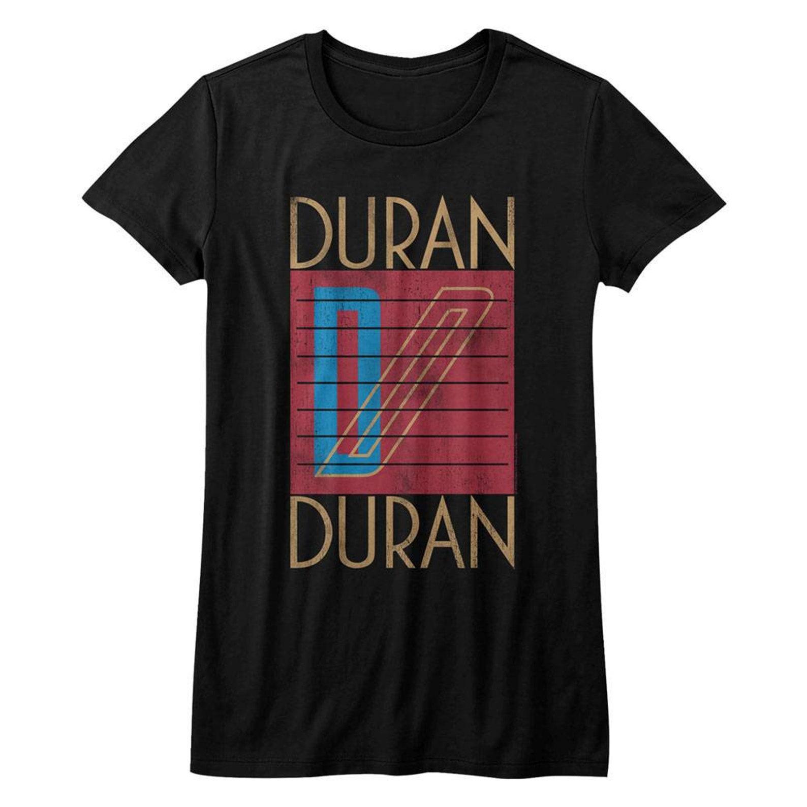 Duran Duran Logo Black Junior Women s T-Shirt XL