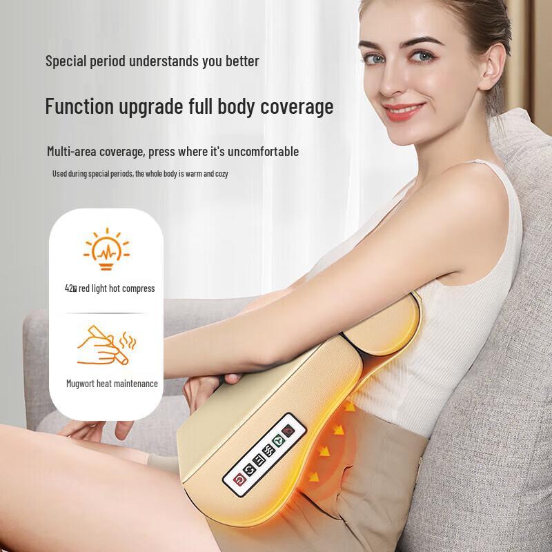 Aux Multi-functional Neck and Back Kneading Massager
