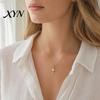 Elegant Star Charm Mini Eight-Pointed Necklace for Women, Rhinestone Pendant Necklace, Chain Statement Jewelry Gift Her Zircon