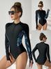 Maillot de bain une pièce zippé personnalisable européen et américain pour le sport et l'entraînement