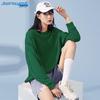 JEANSWEST Women's Autumn Loose Fit Round Neck Sweatshirt