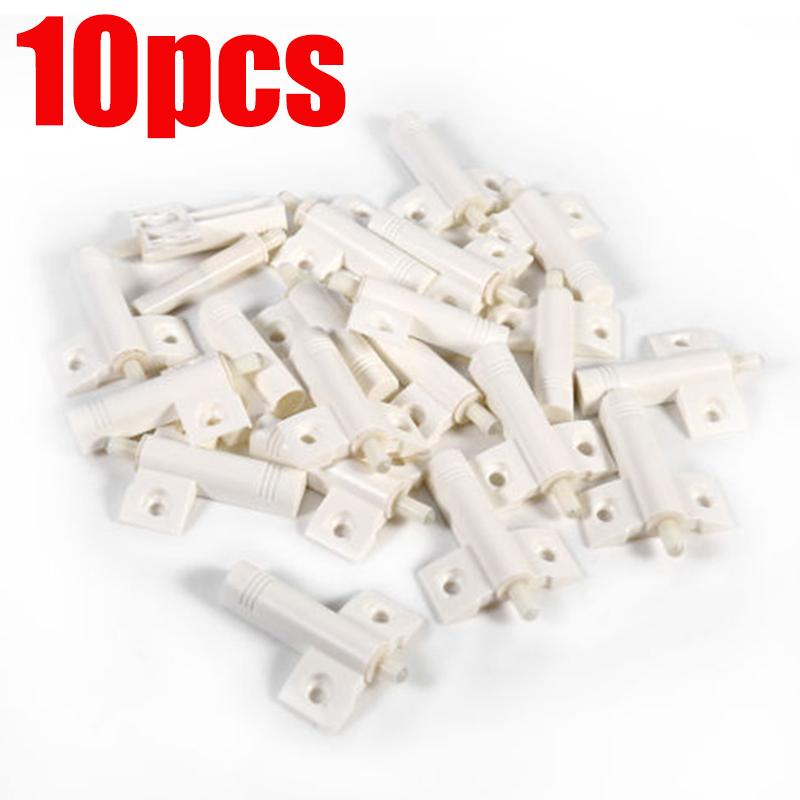 10PCS Grau Weiß Küche Schrank Tür Stop Schublade Weiche Ruhig Schließen Näher Dämpfer Puffer Für Möbel Hardware